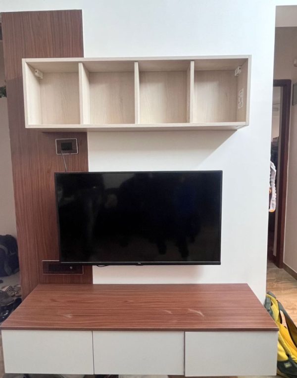TV Cabinet & Wall Unit Interiors in Bhopal – Multiple Sites Completed by The Sofa Shoppe | Tiwari Interiors