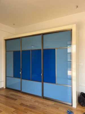 Wardrobe with Loft & Cabinet Work in Bhopal – Completed by The Sofa Shoppe | Tiwari Interiors