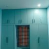Wardrobe with Loft & Cabinet Work in Bhopal – Completed by The Sofa Shoppe | Tiwari Interiors