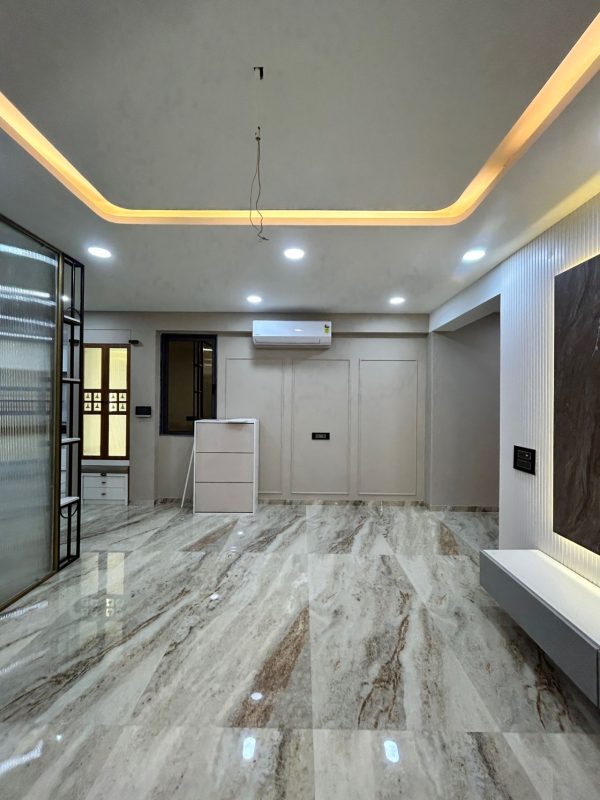 Living Room Interior in Bhopal – Multiple Sites Completed by The Sofa Shoppe | Tiwari Interiors