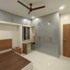 Wardrobe with Loft & Cabinet Work in Bhopal – Completed by The Sofa Shoppe | Tiwari Interiors