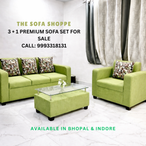 3+1 Premium Sofa Set with Center Table | Multiple Color Options Available